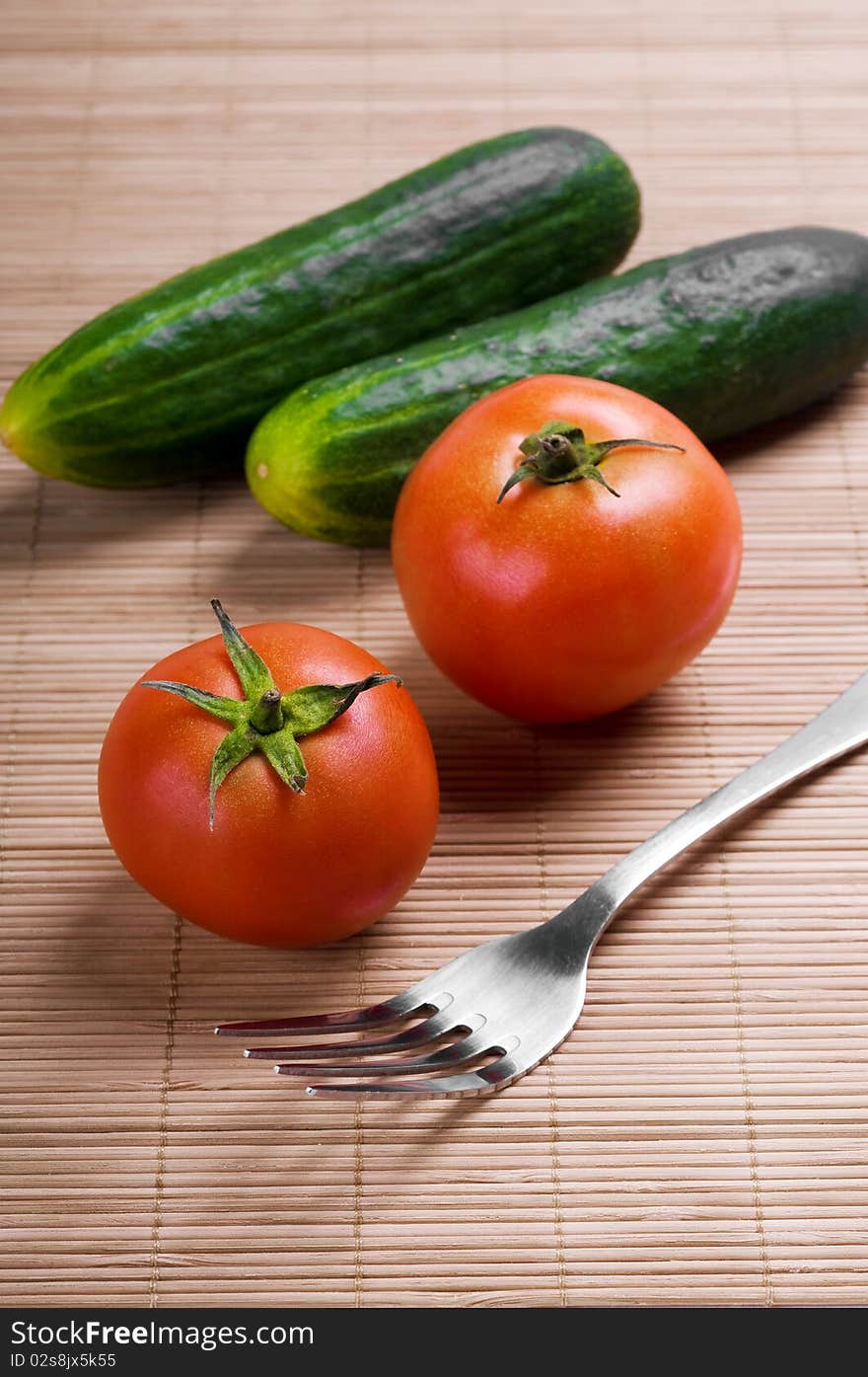 Vegetables on table