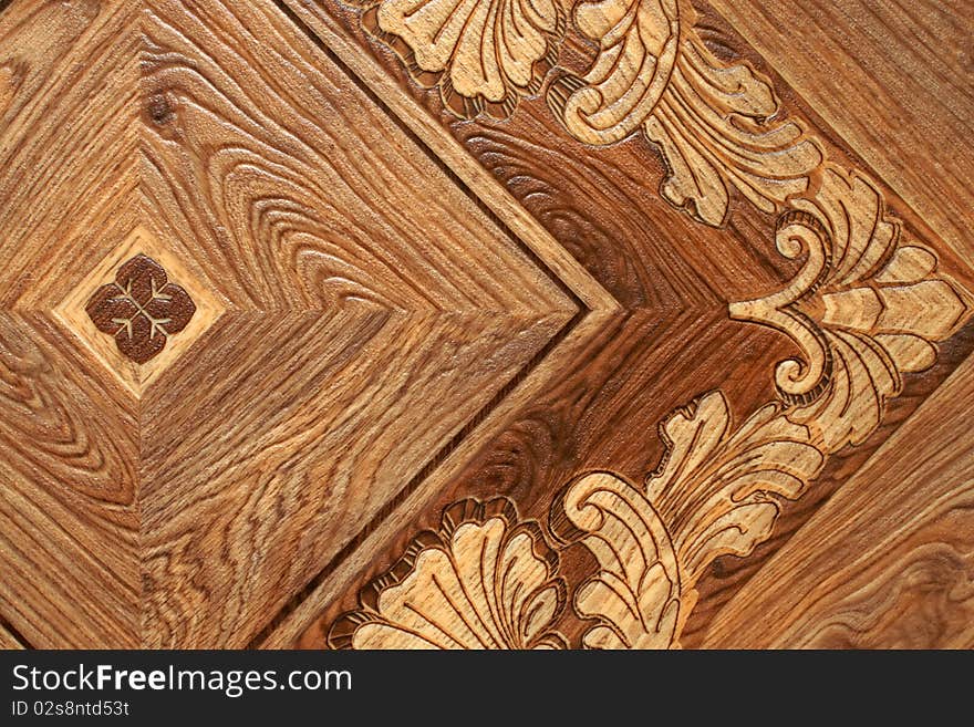 Detailed image of a linoleum