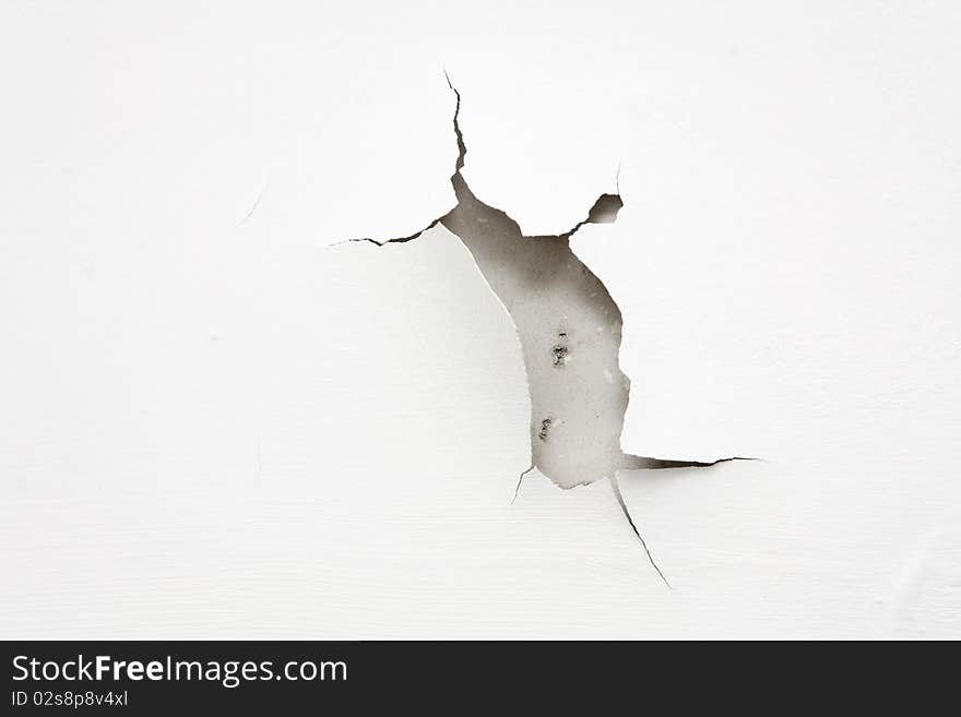 Cracked wall