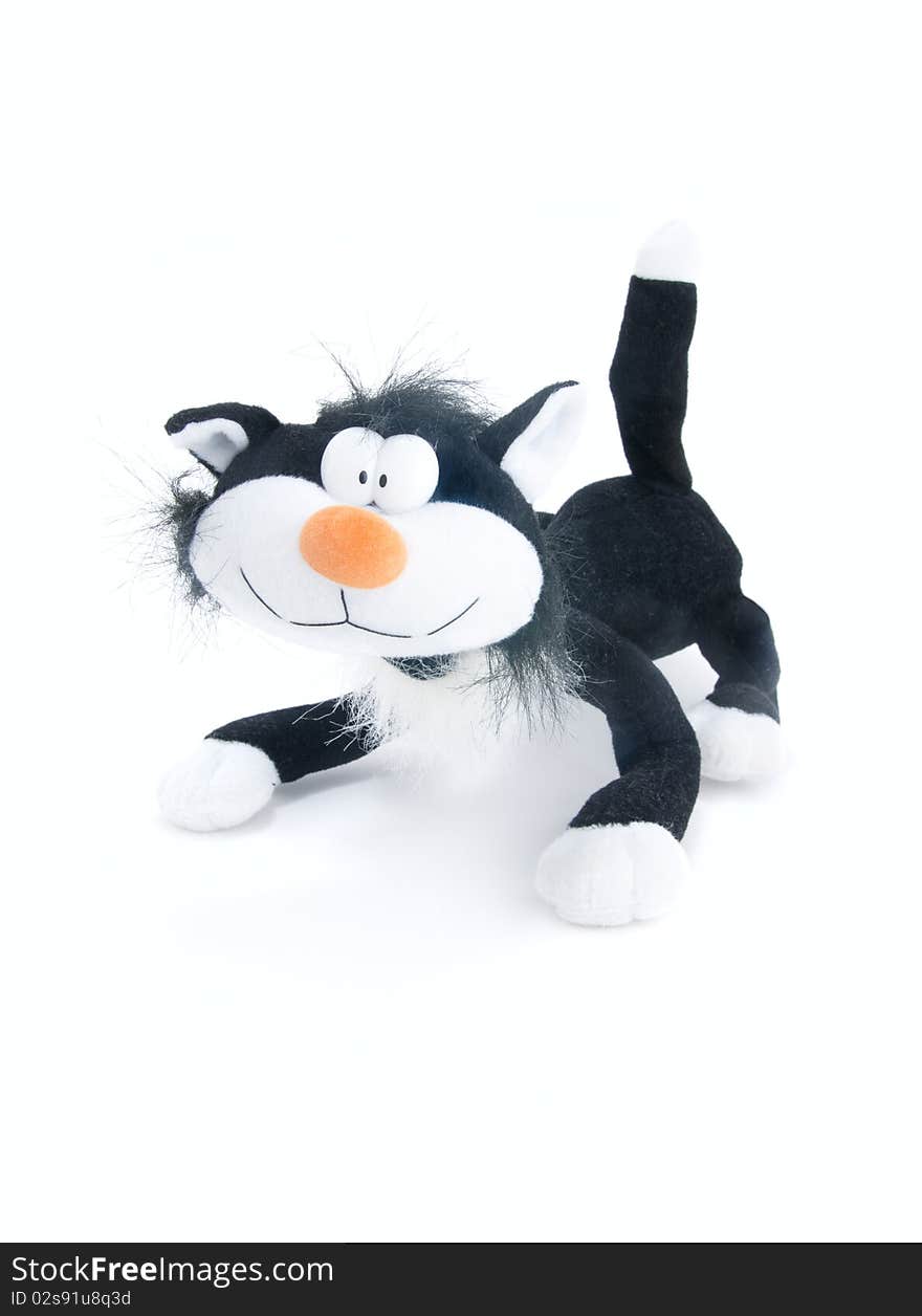 Sweet soft cat toy for baby. Sweet soft cat toy for baby