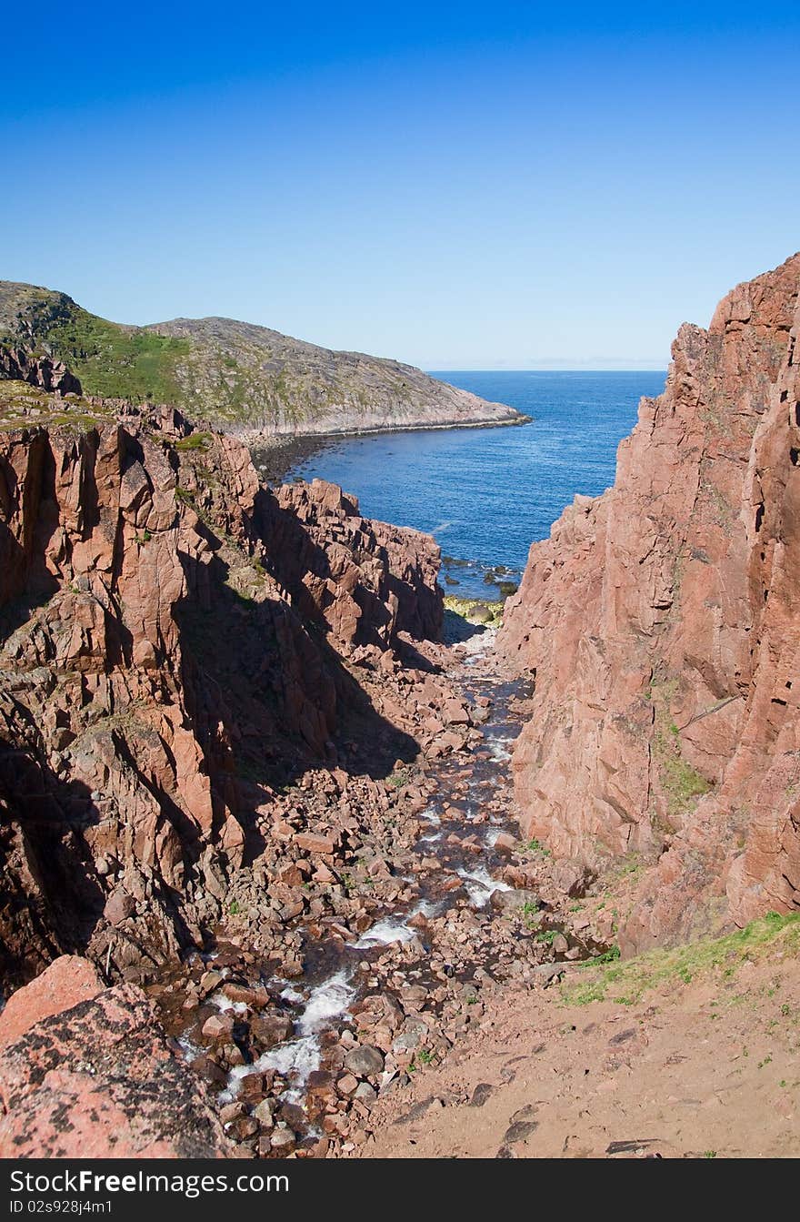 Coast Of Kola Peninsula.