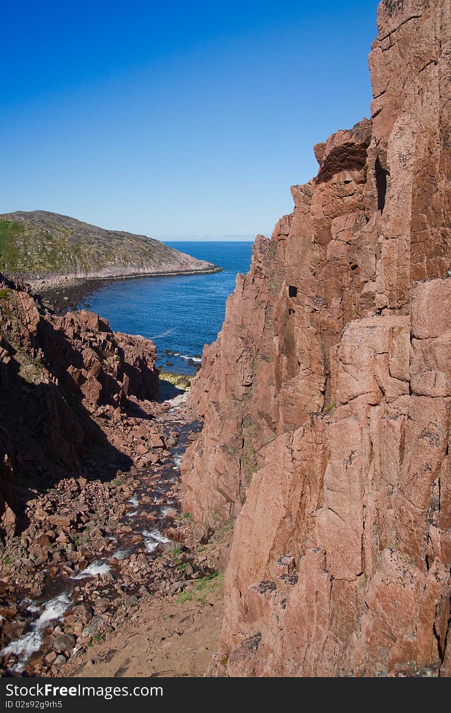 Coast Of Kola Peninsula.