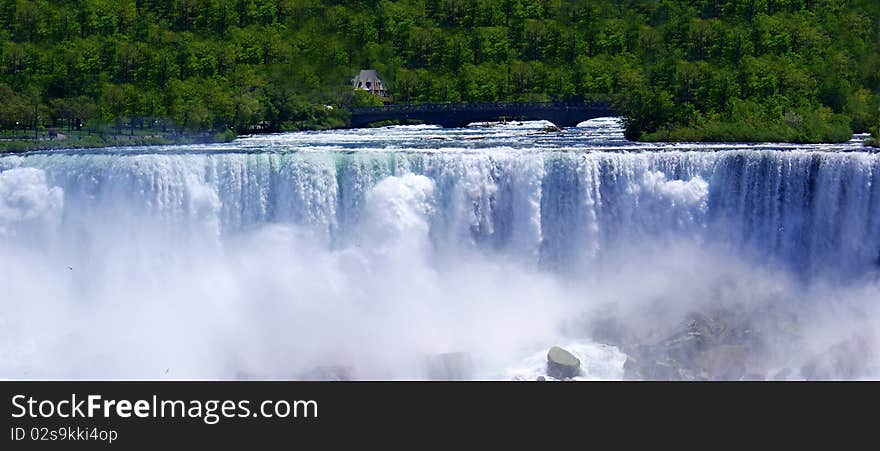 A Shot of water falls