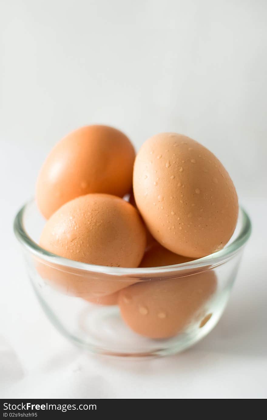 Chicken eggs, a good source of protein