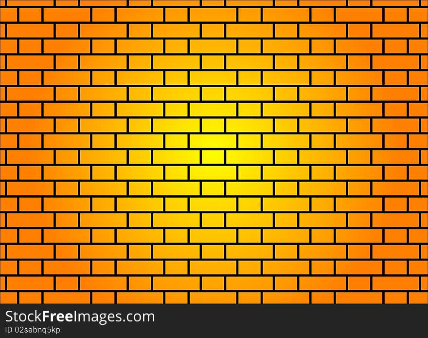 Brick wall background for your design