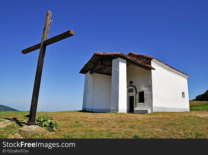 Beautiful church of St. Anne in Battifollo, Piedmont, Italy. Beautiful church of St. Anne in Battifollo, Piedmont, Italy.