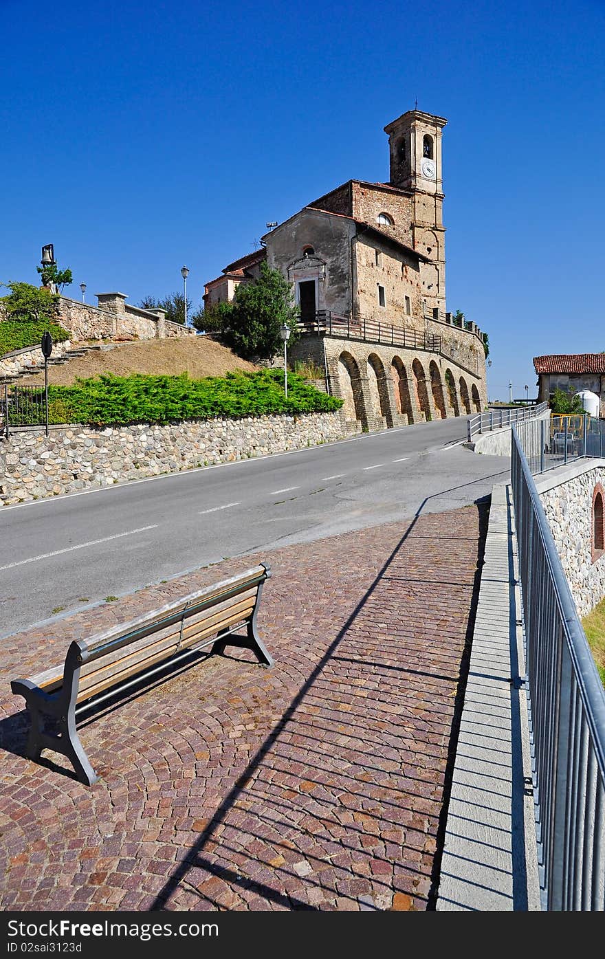 Scagnello Church, Piedmont, Italy