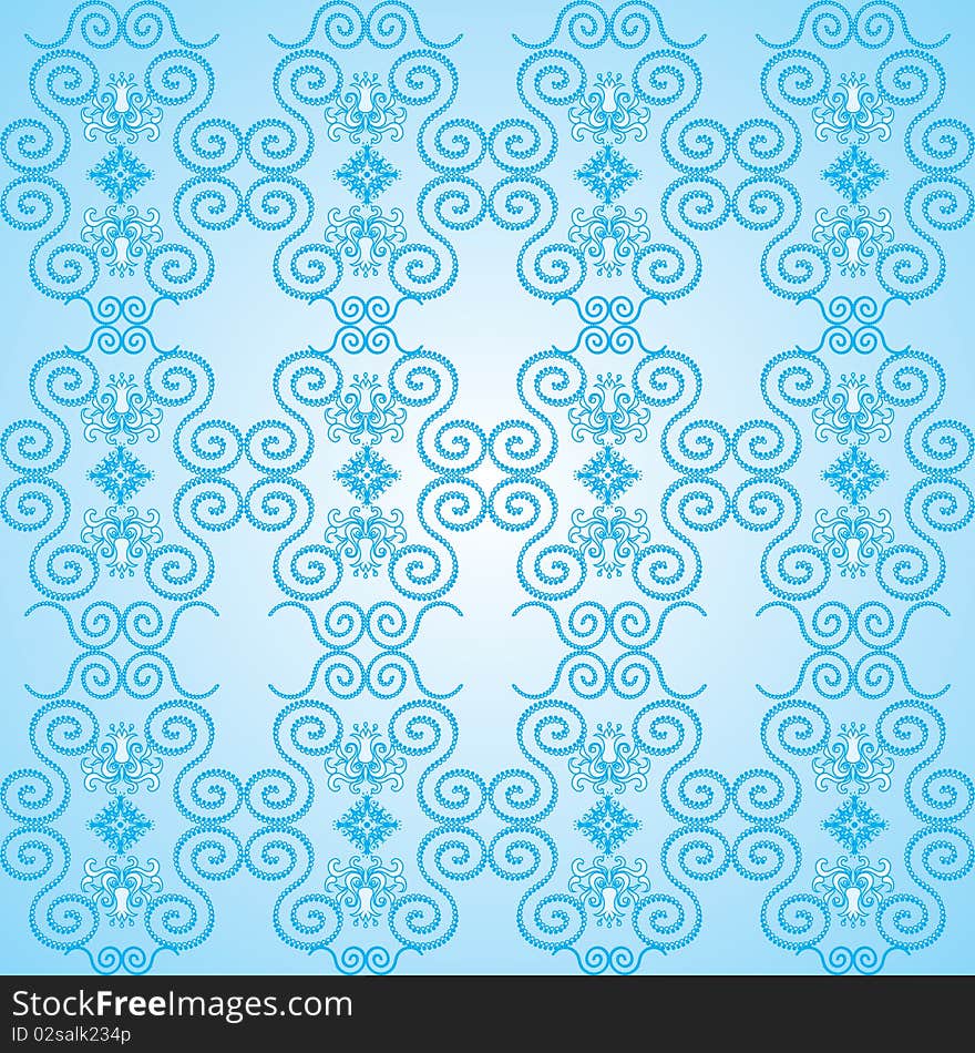 Vector Image seamless wallpaper with elements of vegetable ornament. Vector Image seamless wallpaper with elements of vegetable ornament.