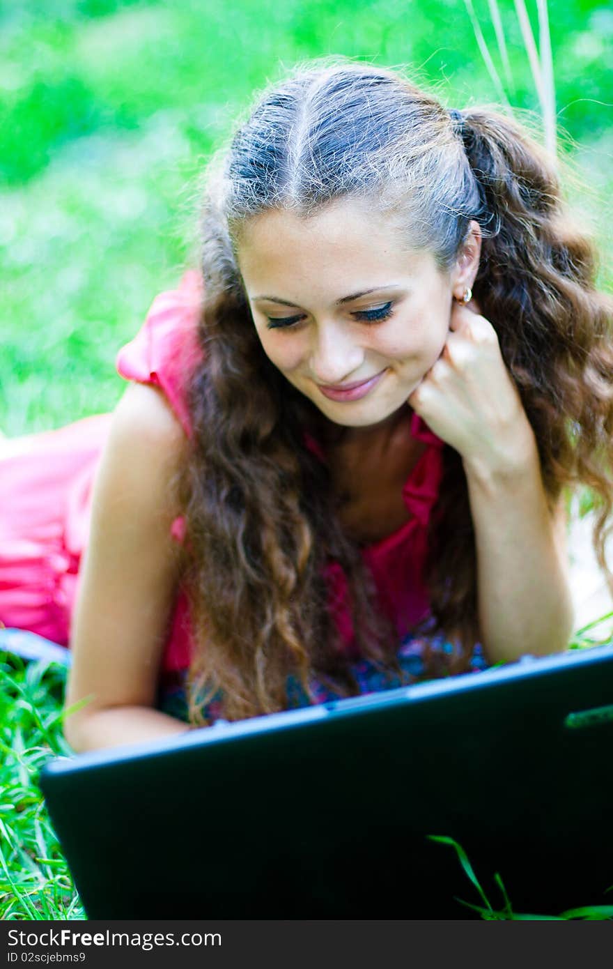 Girl With Notebook