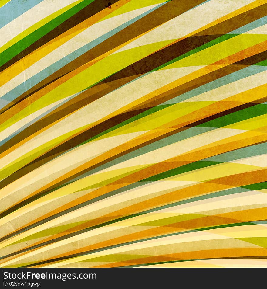 Retro rays abstract background.