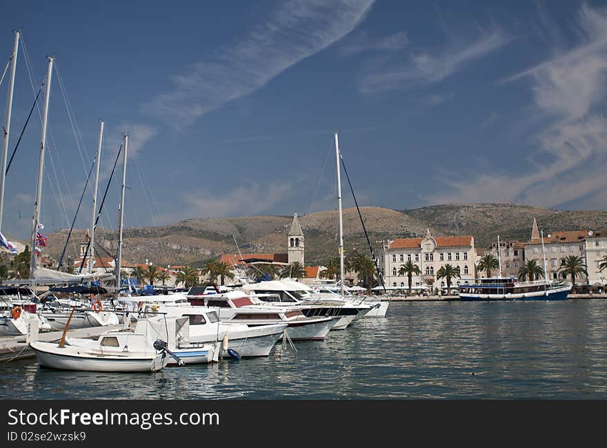 Postcard from Trogir. Photo taken in Croatia. Postcard from Trogir. Photo taken in Croatia