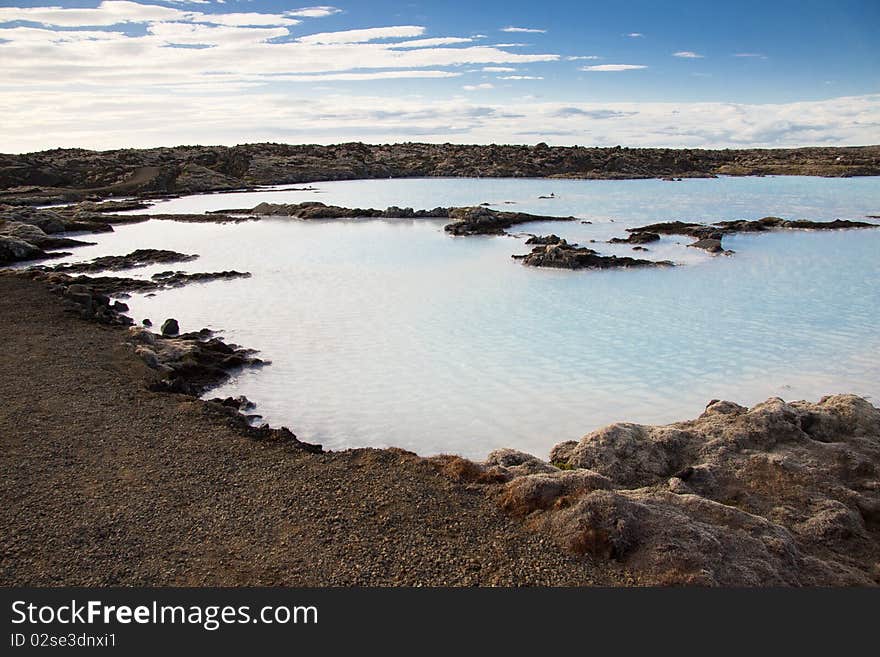 Clean and healthy water in Blue Lagoon -  Iceland. Clean and healthy water in Blue Lagoon -  Iceland