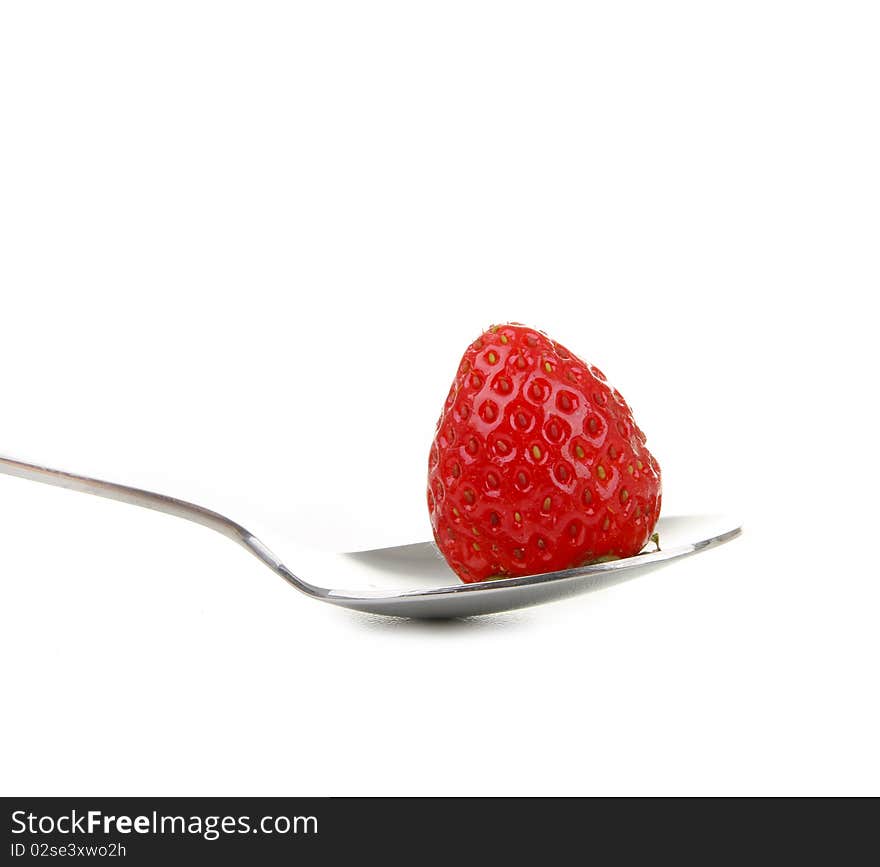 Spoon With Srawberry