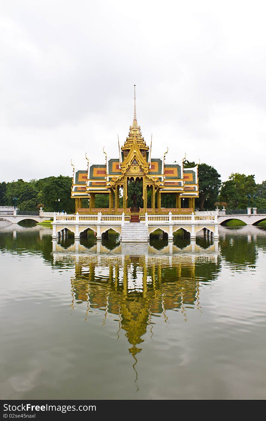 The Babg Pa-in Palace in Ayutthaya. The Babg Pa-in Palace in Ayutthaya