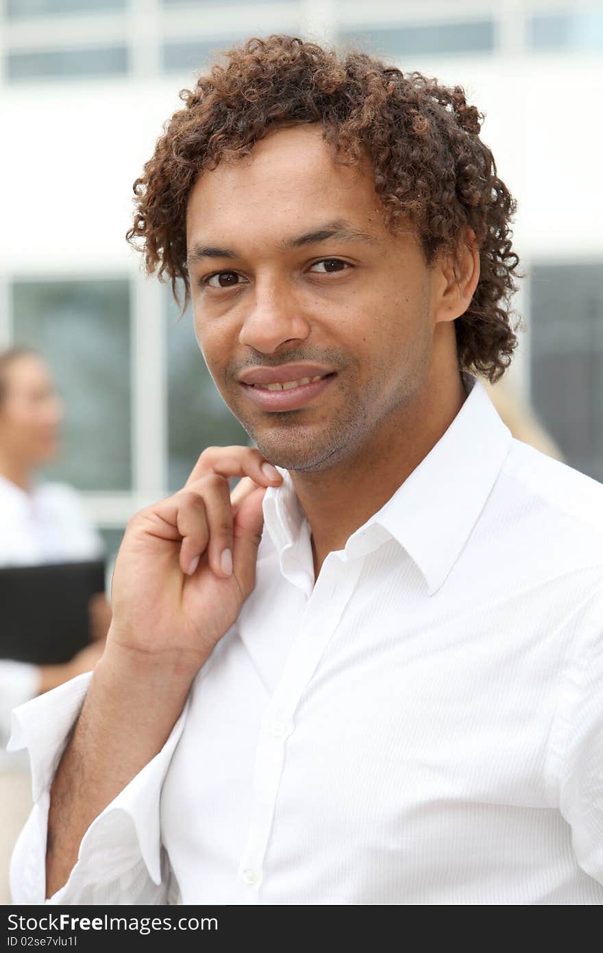 Portrait of young businessman