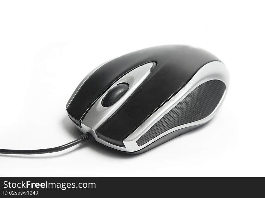 Computer mouse isolated