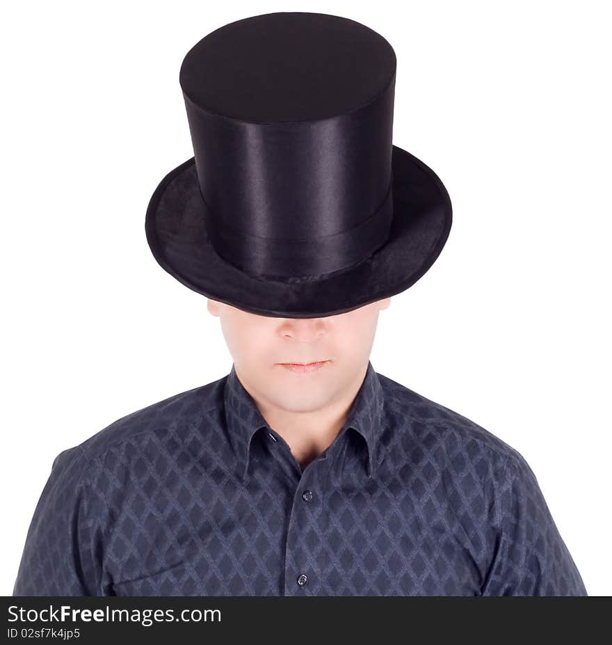 Man in top hat (cylinder)