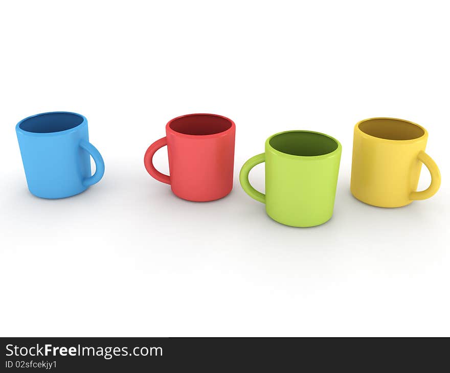 Colored Mugs