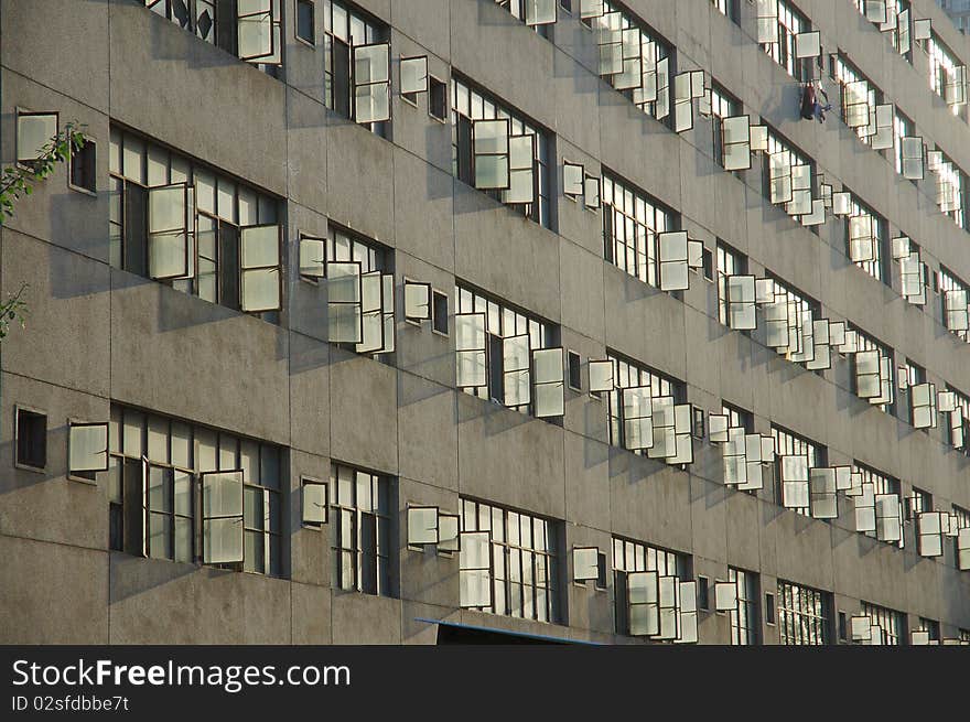 Students' dorm of a new university in china