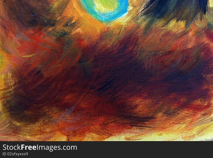 Abstract Oil Painting Background