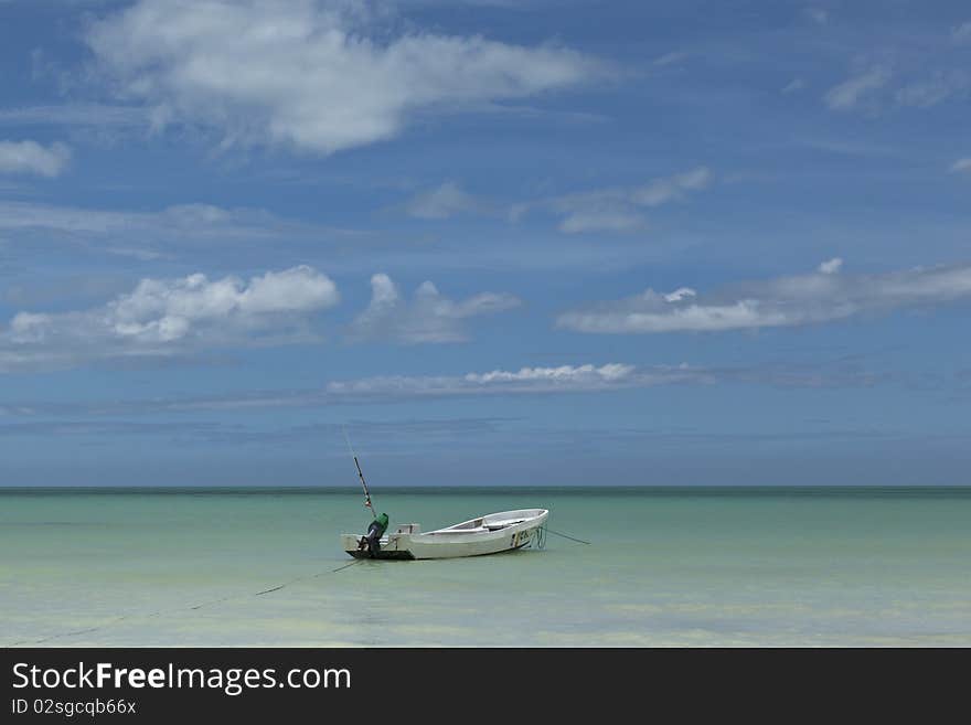 Lone Fishing Boat