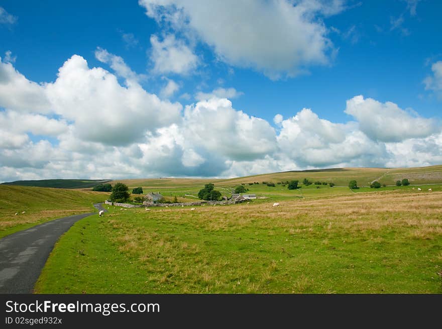 The hills and farmland near little asby
in cumria in england. The hills and farmland near little asby
in cumria in england