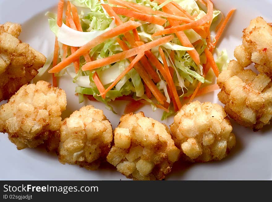 Fried prawn ball