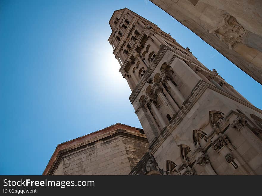 Detailview of the Dioclesian Palace in Split, Croatia. Detailview of the Dioclesian Palace in Split, Croatia