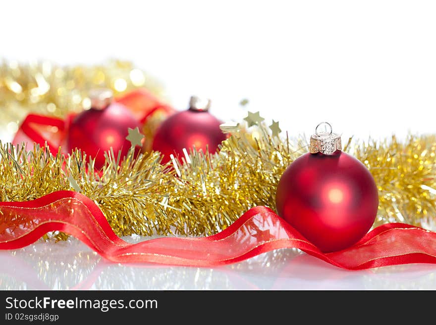 Christmas Decoration on a white background