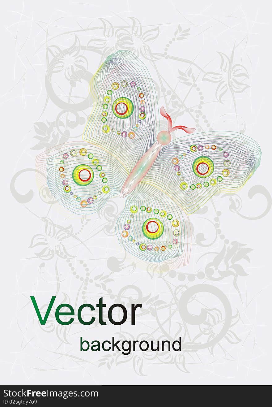 Vector Colour Butterfly