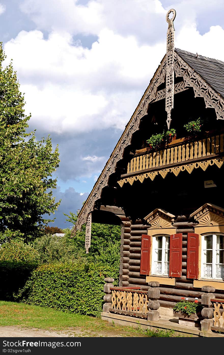 A very old russian home. A very old russian home