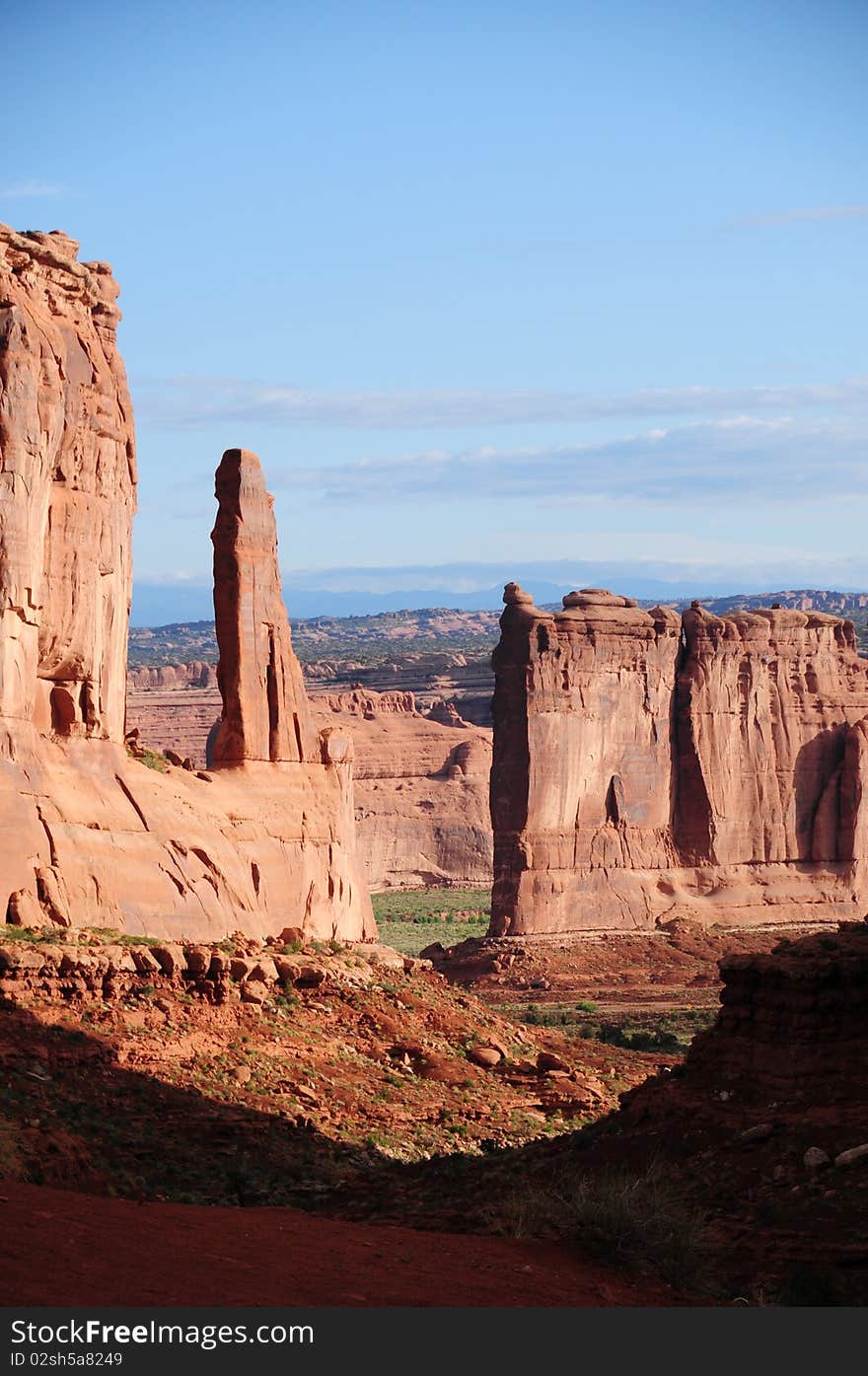 View at Arches National Park, UT