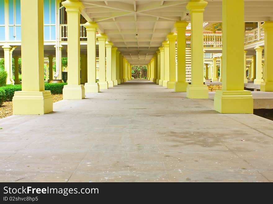 Pathway that join between each building. Pathway that join between each building.