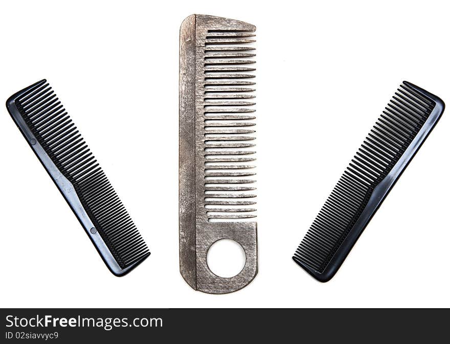 Three Plastic Combs