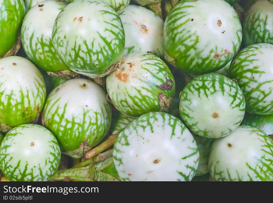 White eggplant