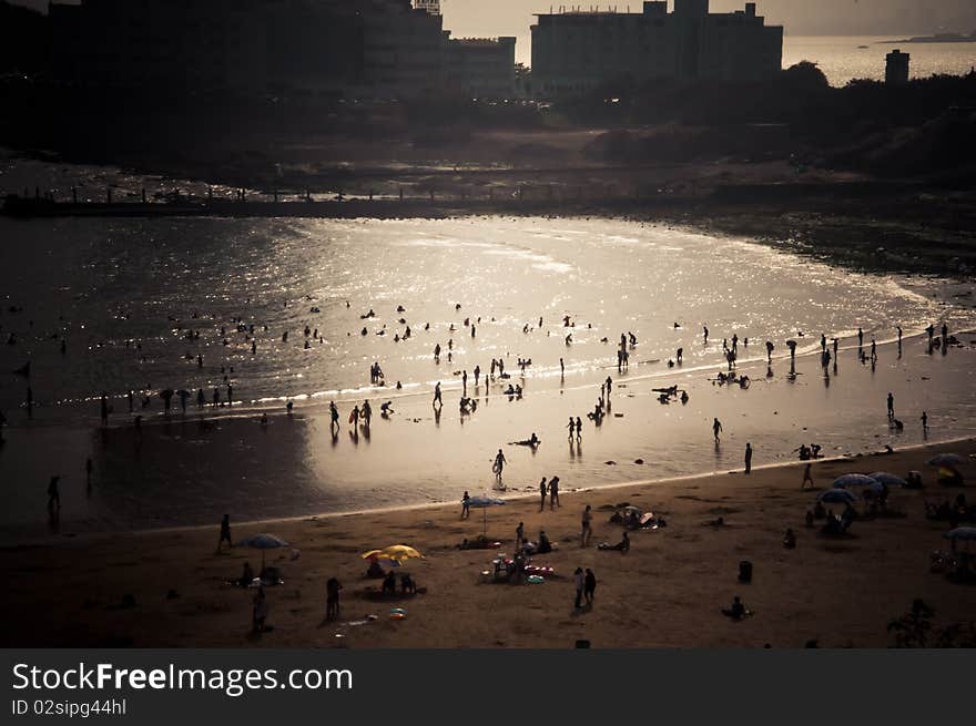 The sea of Qingdao