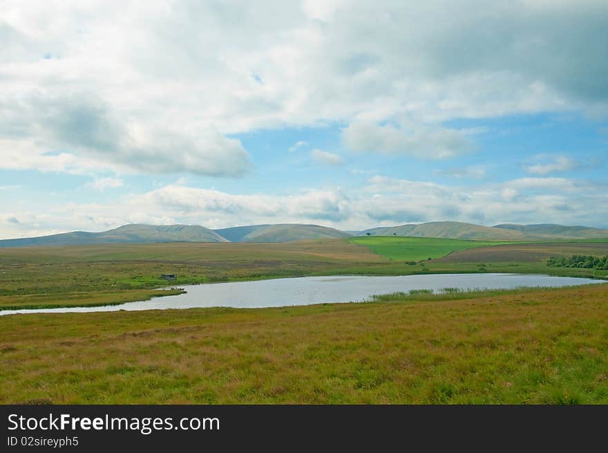 Lake and the landscape