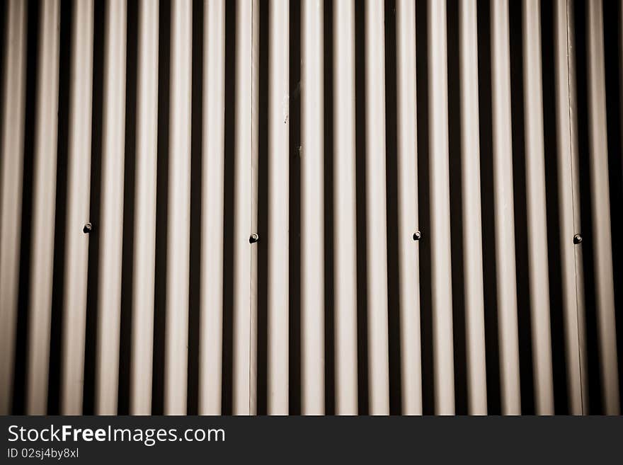 Corrugated Metal Surface