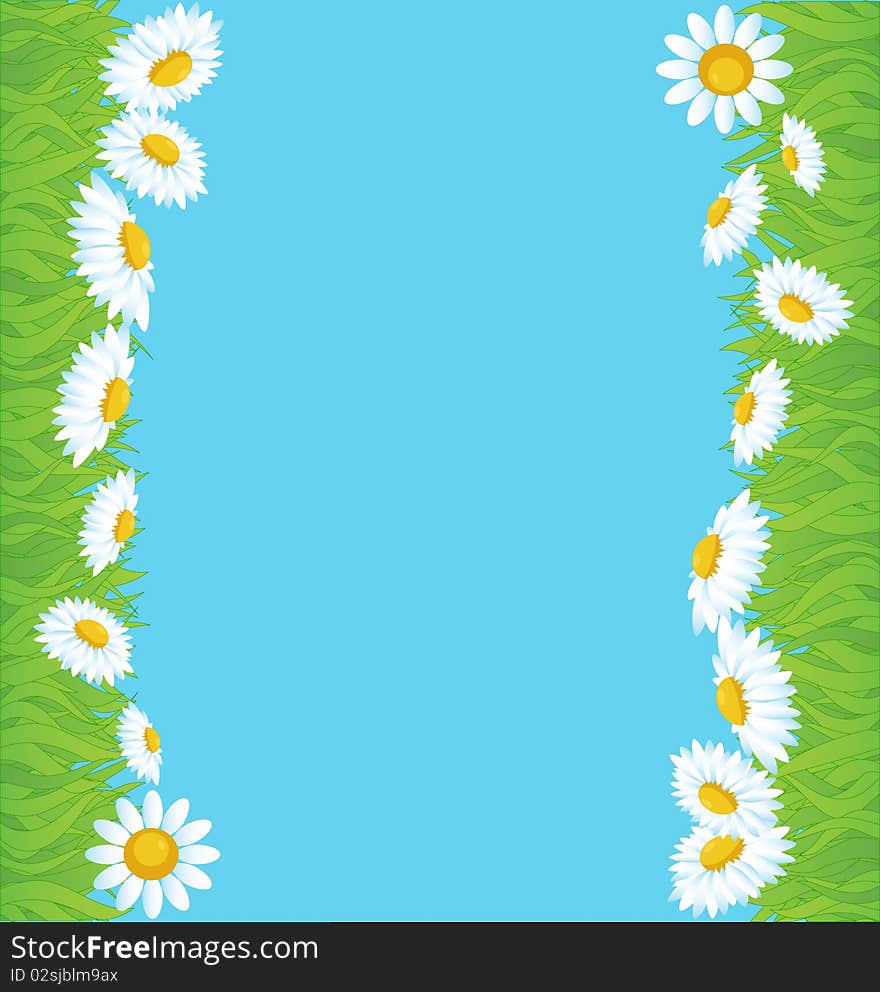 Vector Background With Flowers