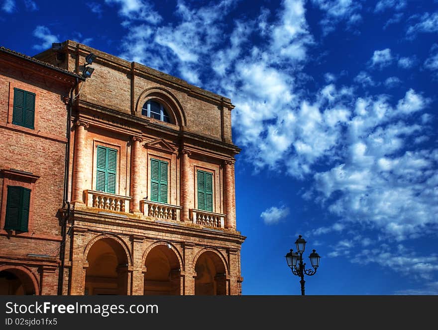 Treja ancient Building in Italy