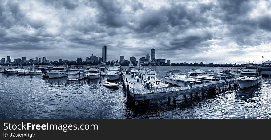 Panorama of Boston