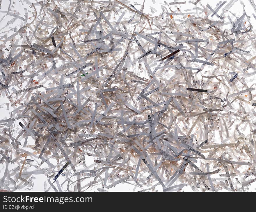 Strips paper on white background. Strips paper on white background