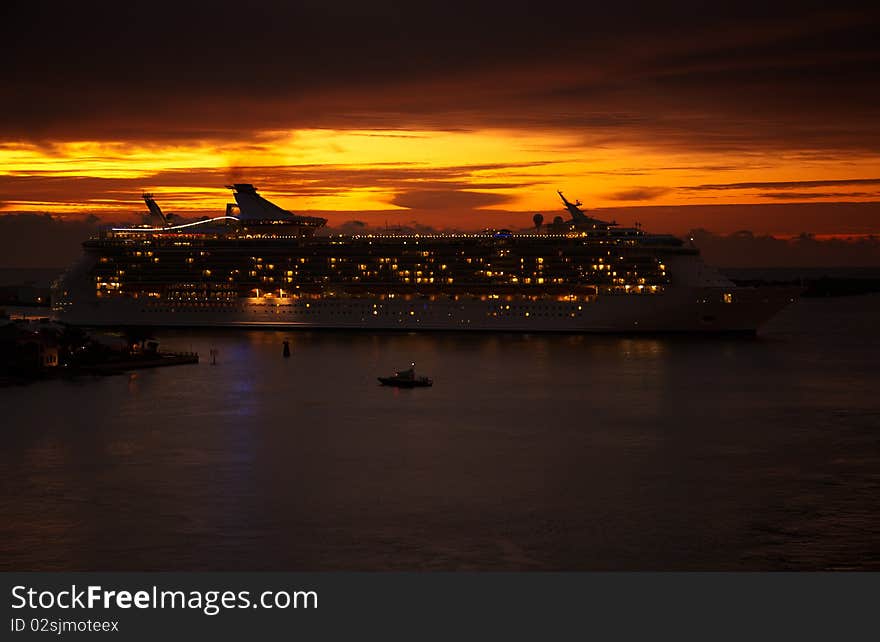 Sunrise At Port Everglades