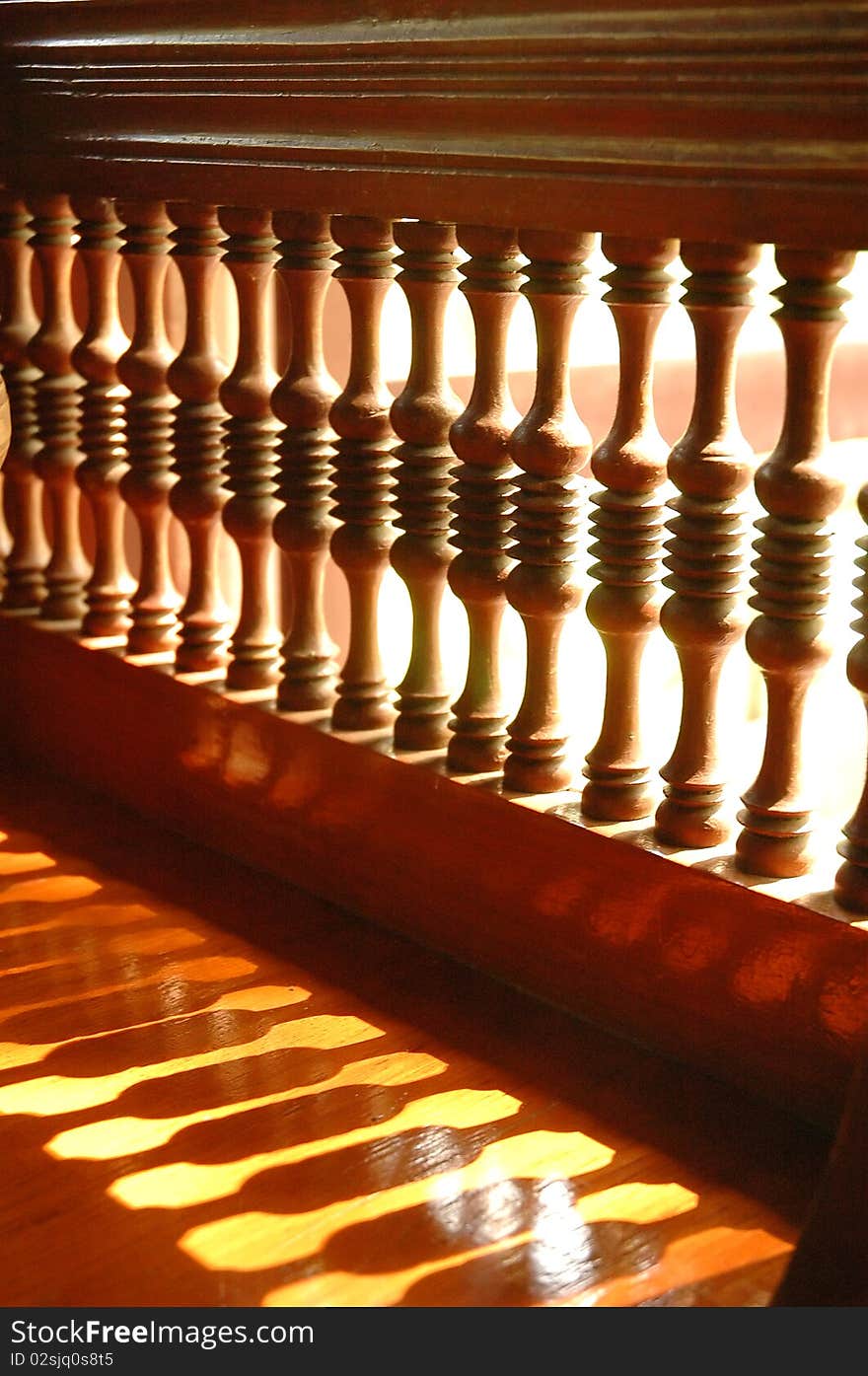 The cloister of thai temple,Thailand