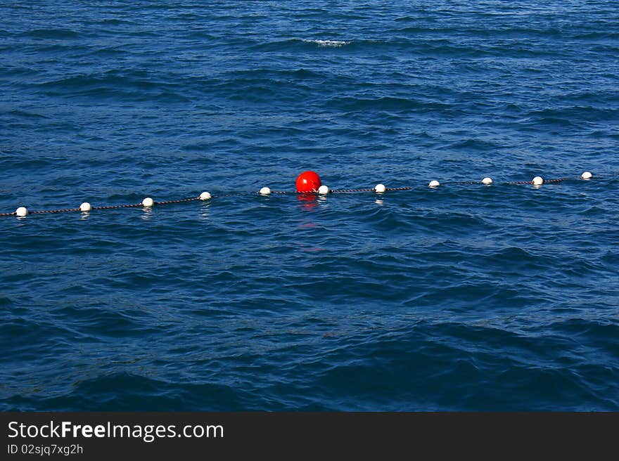 Buoy in the sea