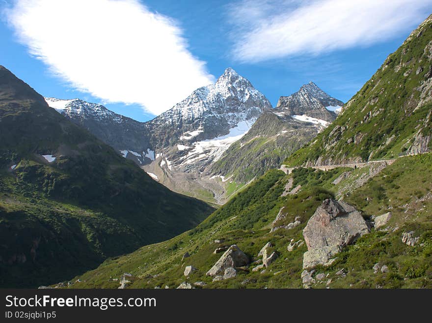 Swiss alps