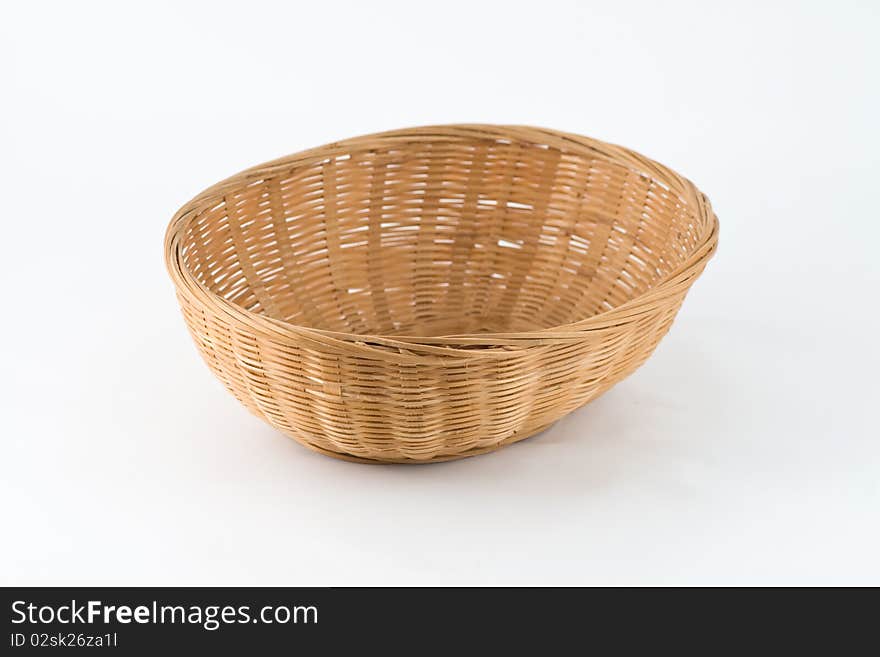 Osier woven baskets