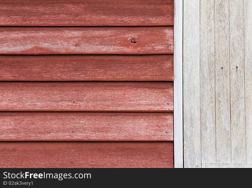 Wood wall