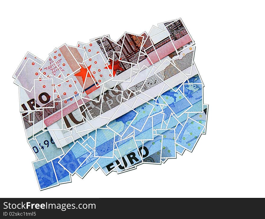 Euro Money Collage