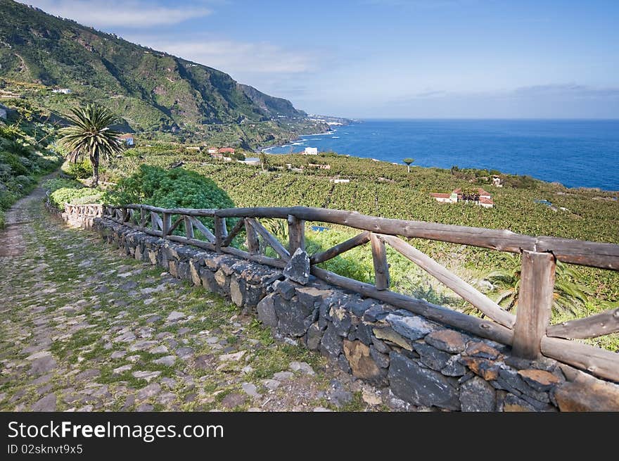 Rambla de Castro at Tenerife Island